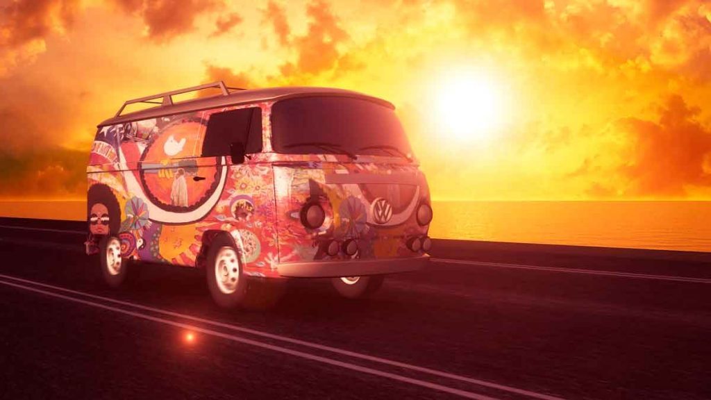 Hvad er n far-bil? En hippie folkevogn, måske?